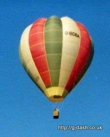G-BDBA hot air balloon. Photograph by www.slowfly.it