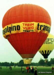 G-BDBG hot air balloon. Photograph by Mel Kirby