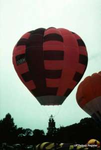 G-BDBM hot air balloon. Photograph by Mel Kirby