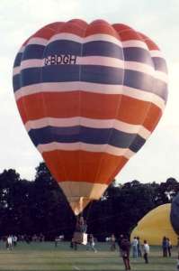 G-BDGH hot air balloon. Photograph by Bill Teasdale