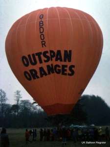 G-BDOR hot air balloon. Photograph by Mel Kirby