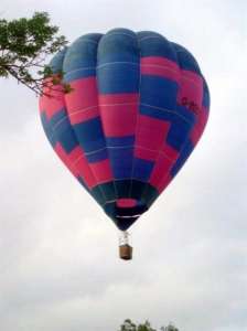 G-BDSK hot air balloon. Photograph by D Barker