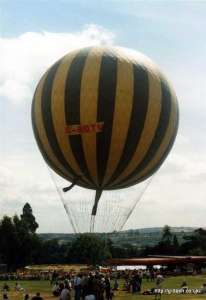 G-BDTU hot air balloon. Photograph by G Duke