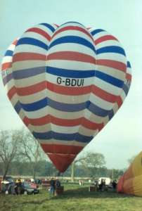 G-BDUI hot air balloon. Photograph by Andrew Garrett