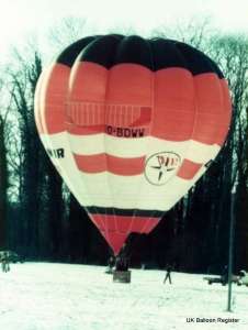G-BDWW hot air balloon. Photograph by Mel Kirby