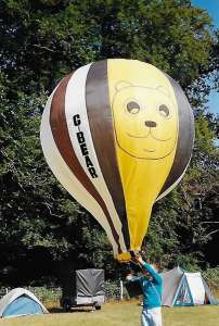 G-BEAR hot air balloon. Photograph by A Gibson