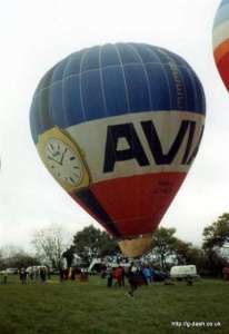 G-BEEE hot air balloon. Photograph by Bill Teasdale