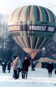 G-BEEI hot air balloon. Photograph by Bill Teasdale