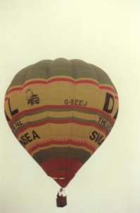 G-BEEJ hot air balloon. Photograph by Andrew Garrett