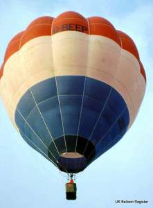 G-BEEP hot air balloon. Photograph by Keith Sowter