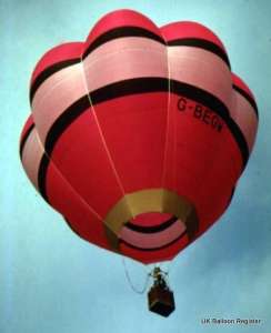 G-BEGW hot air balloon. Photograph by Mel Kirby