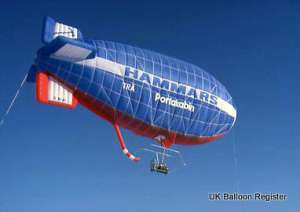 G-BEHI hot air balloon. Photograph by Swedish Balloon Federation Website