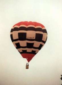 G-BEIF hot air balloon. Photograph by Andrew Garrett