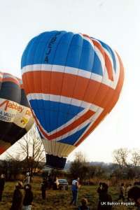 G-BEJA hot air balloon. Photograph by Mike Clarke