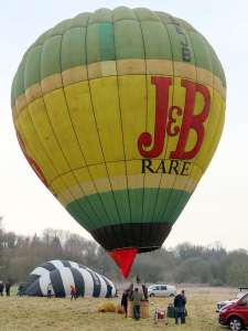 G-BEJB hot air balloon. Photograph by G Bann