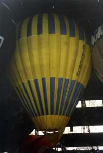 G-BEPO hot air balloon. Photograph by G Duke