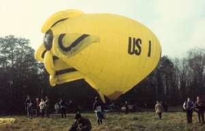 G-BEPZ hot air balloon. Photograph by Andrew Garrett