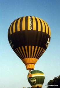 G-BERD hot air balloon. Photograph by G Duke