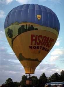 G-BERE hot air balloon. Photograph by Mel Kirby