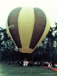 G-BETC hot air balloon. Photograph by Mel Kirby