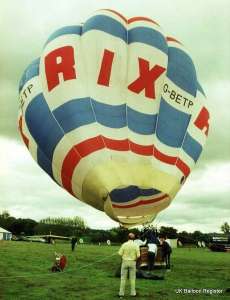 G-BETP hot air balloon. Photograph by Mel Kirby