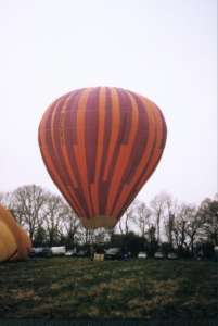G-BEVI hot air balloon. Photograph by Andrew Garrett