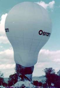 G-BEWS hot air balloon. Photograph by Bill Teasdale