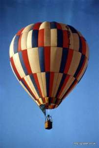 G-BFIT hot air balloon. Photograph by G Duke