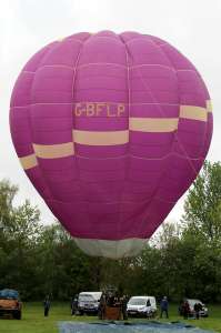 G-BFLP hot air balloon. Photograph by G Bann