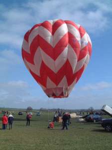 G-BFMZ hot air balloon. Photograph by Andrew Garrett