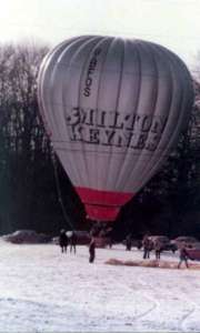 G-BFOS hot air balloon. Photograph by Bill Teasdale