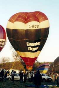 G-BGST hot air balloon. Photograph by Mike Clarke
