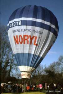 G-BGTM hot air balloon. Photograph by Mel Kirby