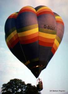 G-BGUY hot air balloon. Photograph by Mel Kirby