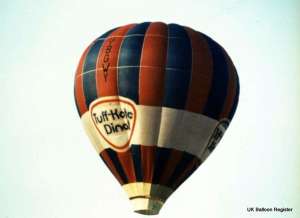 G-BGWY hot air balloon. Photograph by Mel Kirby