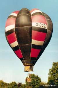 G-BGZZ hot air balloon. Photograph by Mark Duffy