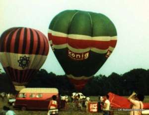 G-BHAE hot air balloon. Photograph by Mel Kirby