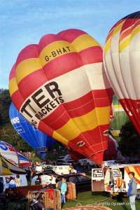 G-BHAT hot air balloon. Photograph by Mike Clarke