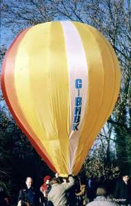 G-BHBK hot air balloon. Photograph by Keith Sowter
