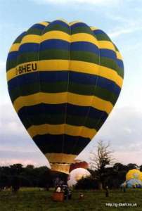 G-BHEU hot air balloon. Photograph by G Duke