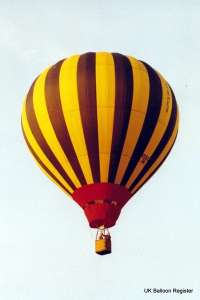 G-BHEX hot air balloon. Photograph by Mike Clarke