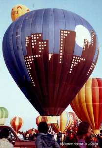 G-BHGB hot air balloon. Photograph by G Davies