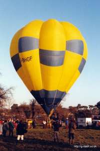 G-BHGF hot air balloon. Photograph by Balloon Spotters Archive