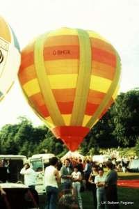 G-BHGX hot air balloon. Photograph by Mel Kirby