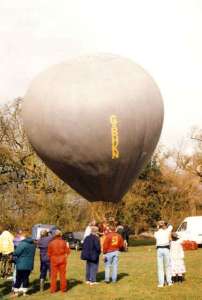 G-BHKN hot air balloon. Photograph by Bill Teasdale