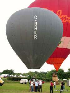 G-BHKR hot air balloon. Photograph by Balloon Spotters Archive