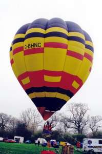 G-BHNC hot air balloon. Photograph by Mike Clarke