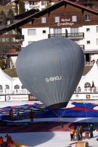 G-BHOJ hot air balloon. Photograph by Richard Gahan