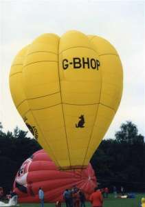 G-BHOP hot air balloon. Photograph by G Duke