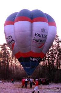 G-BHOT hot air balloon. Photograph by Mike Clarke